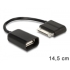 Samsung 30 pin 90°> USB 2.0-A female cable